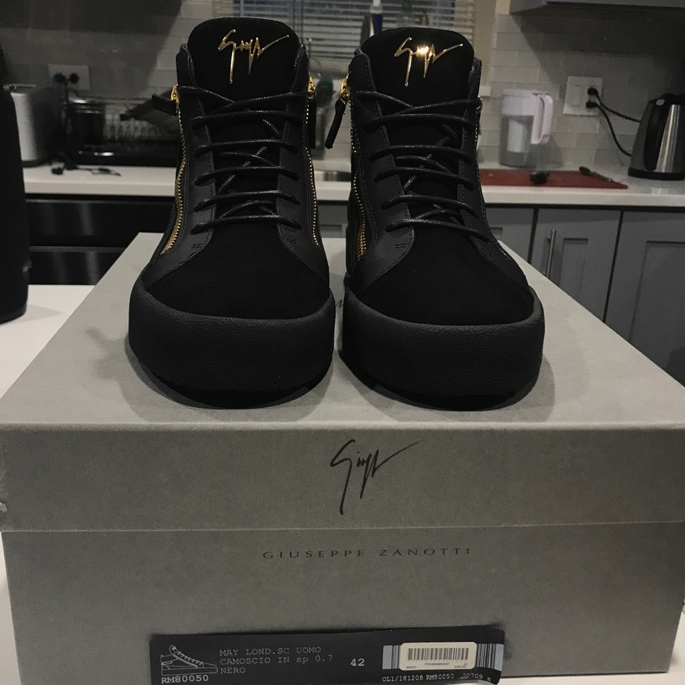 GIUSEPPE ZANOTTI KRISS HI TOP SNEAKERS - IT42 / US9